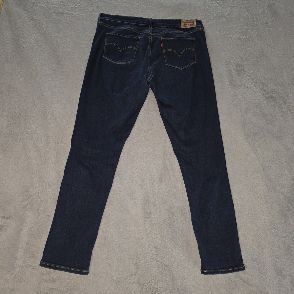Levi's 311 Shaping Skinny Jeans Womens Dark Wash Blue Denim‎ Stretch Size 31 - Picture 4 of 16